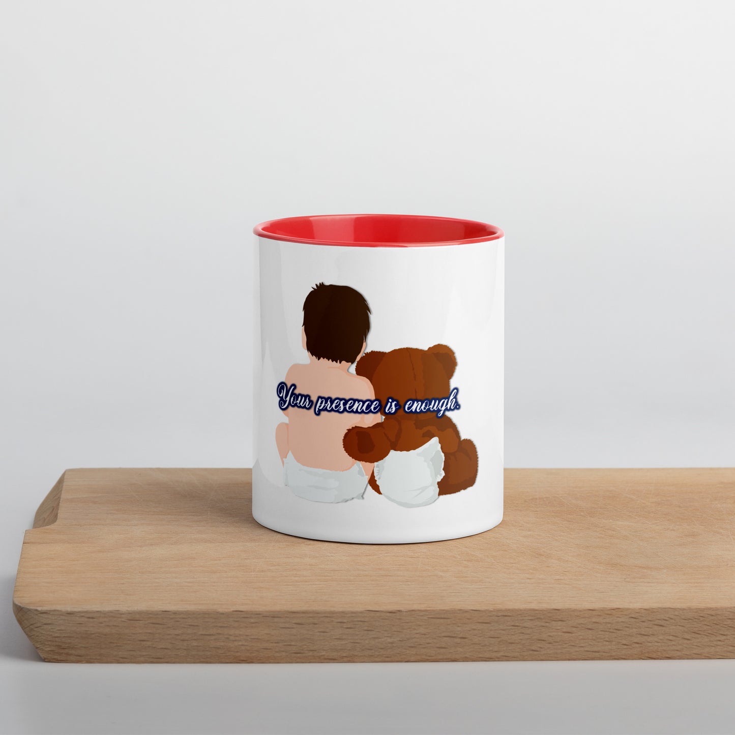 Enough #2 Mug With Color Inside