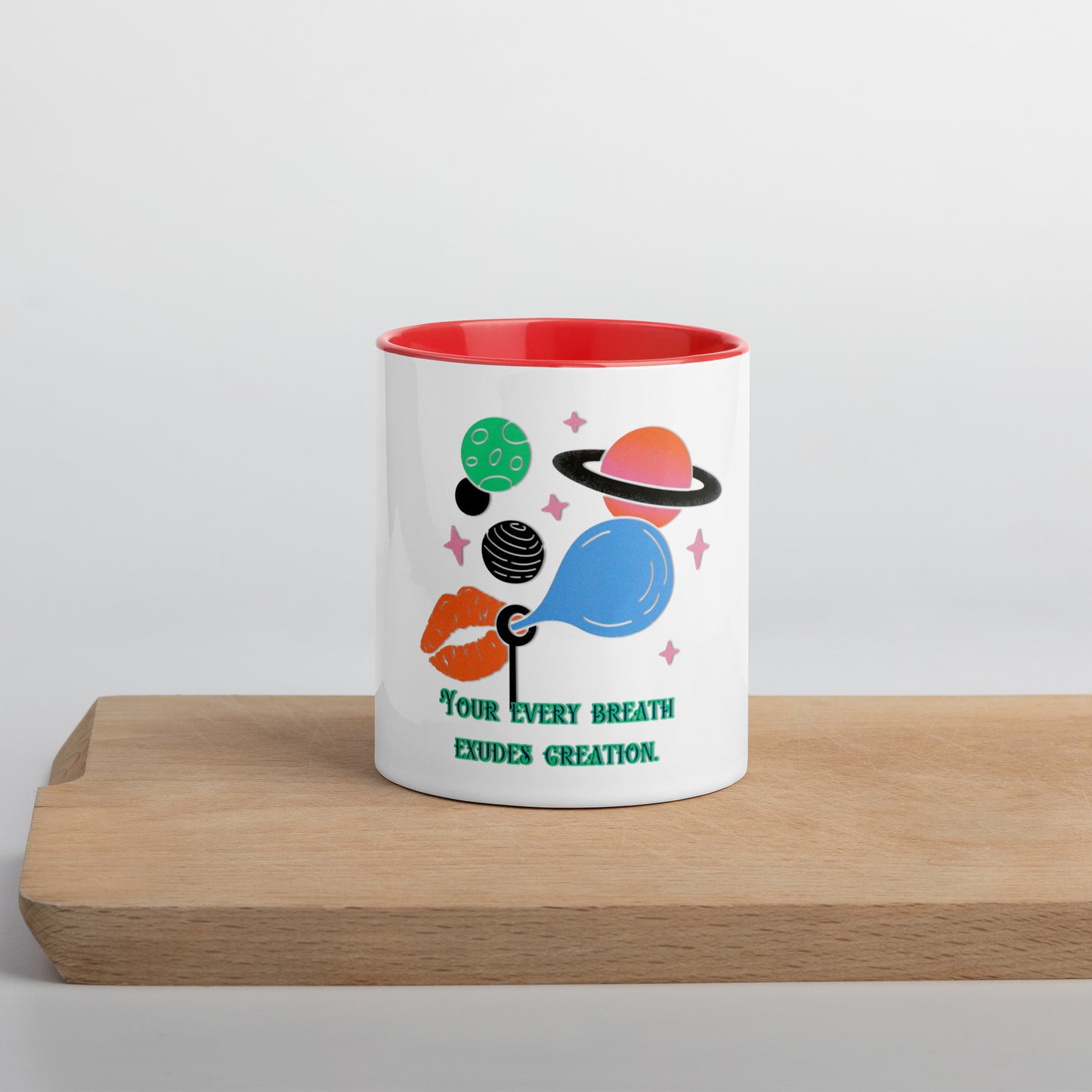 Creation #1 Mug With Color Inside