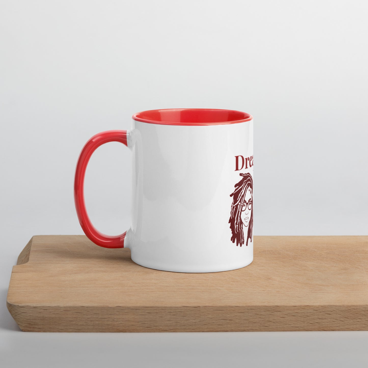 DD Woman (Maroon) Mug With Color Inside