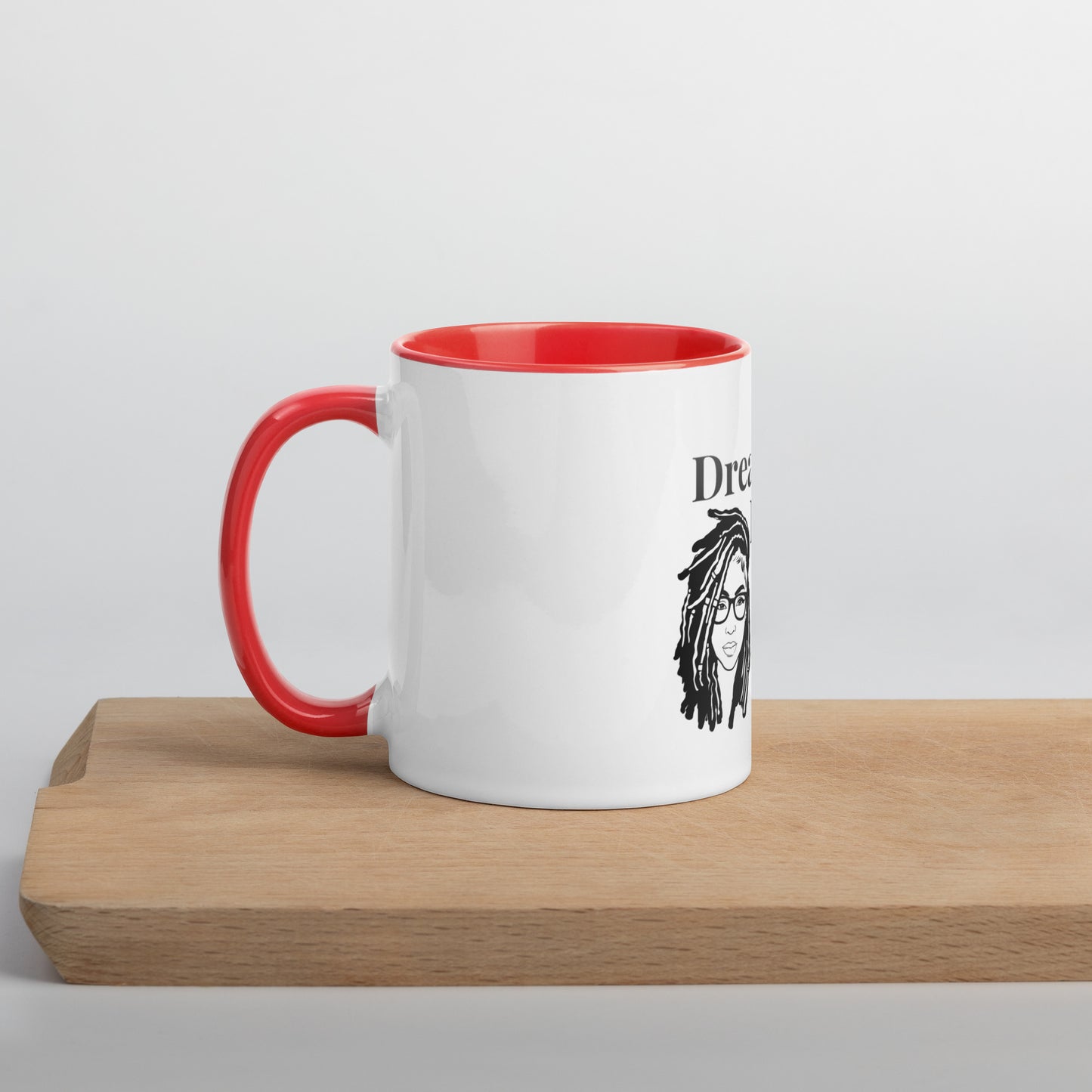 DD Woman (Black) Mug With Color Inside