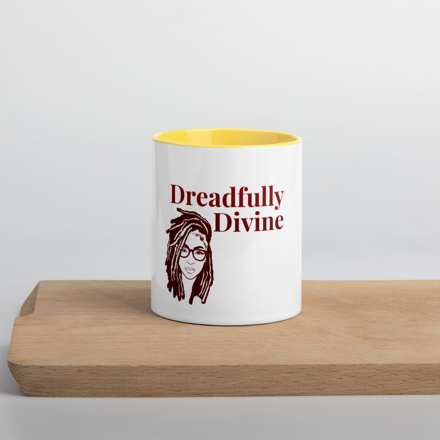 DD Woman (Maroon) Mug With Color Inside