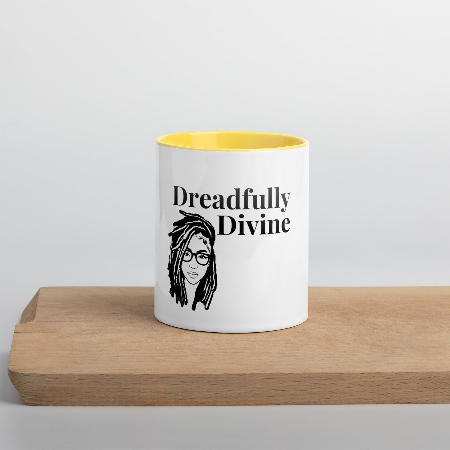 DD Woman (Black) Mug With Color Inside