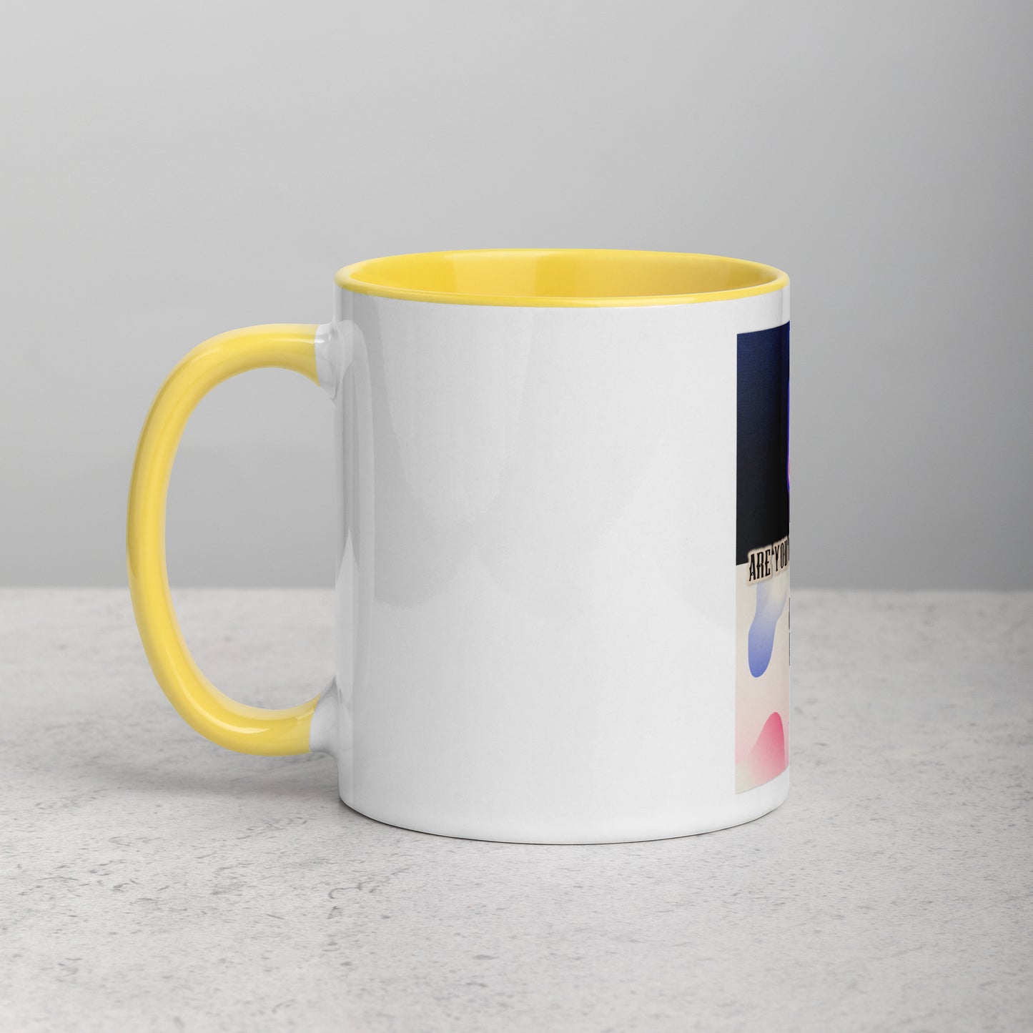 Self-Protection Mug With Color Inside