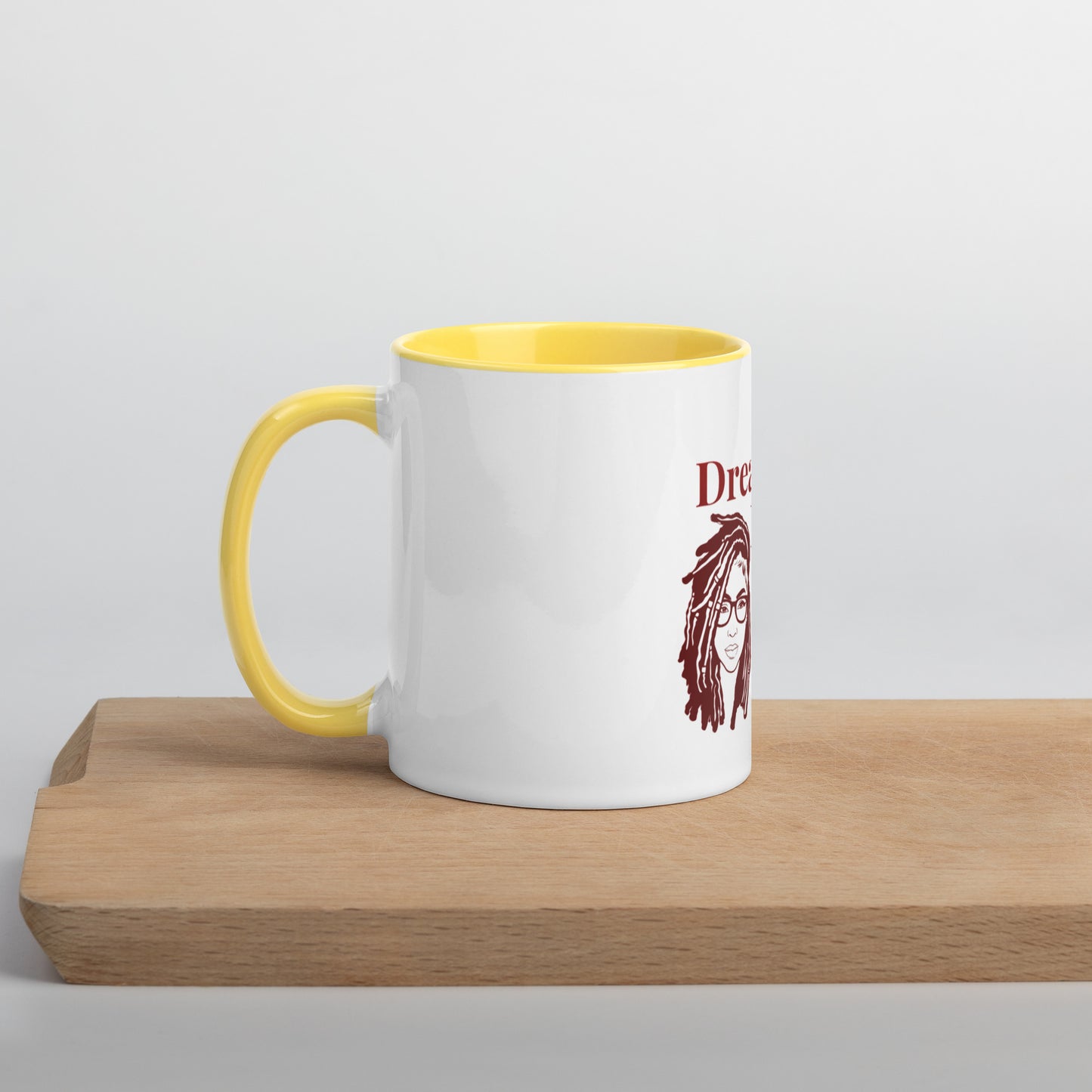 DD Woman (Maroon) Mug With Color Inside