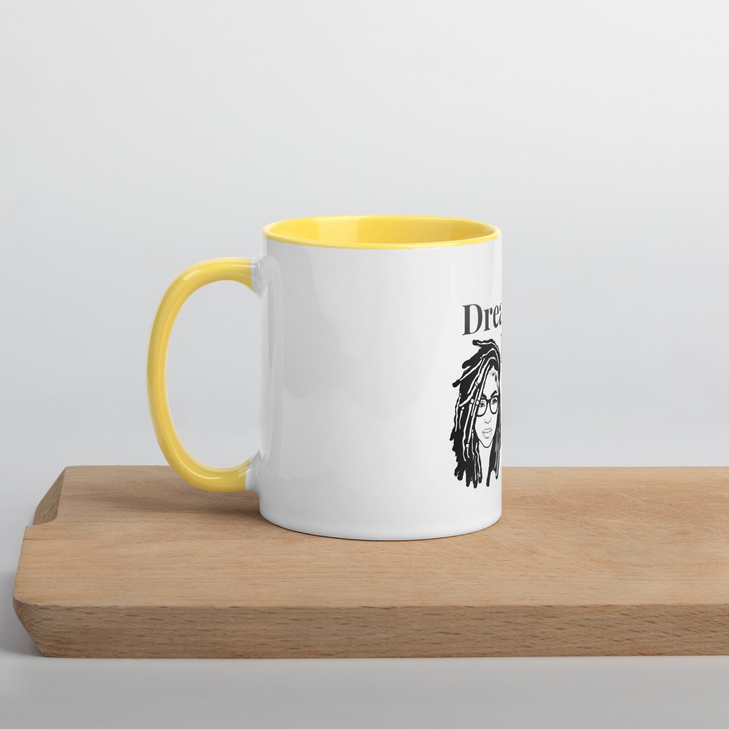 DD Woman (Black) Mug With Color Inside