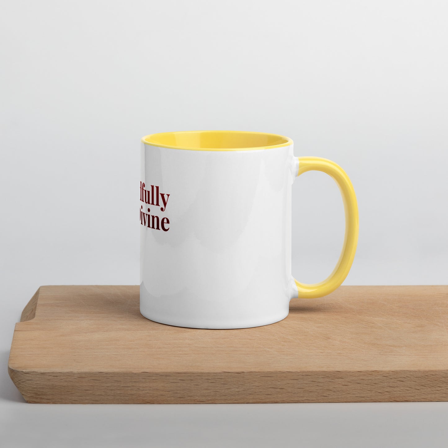 DD Woman (Maroon) Mug With Color Inside