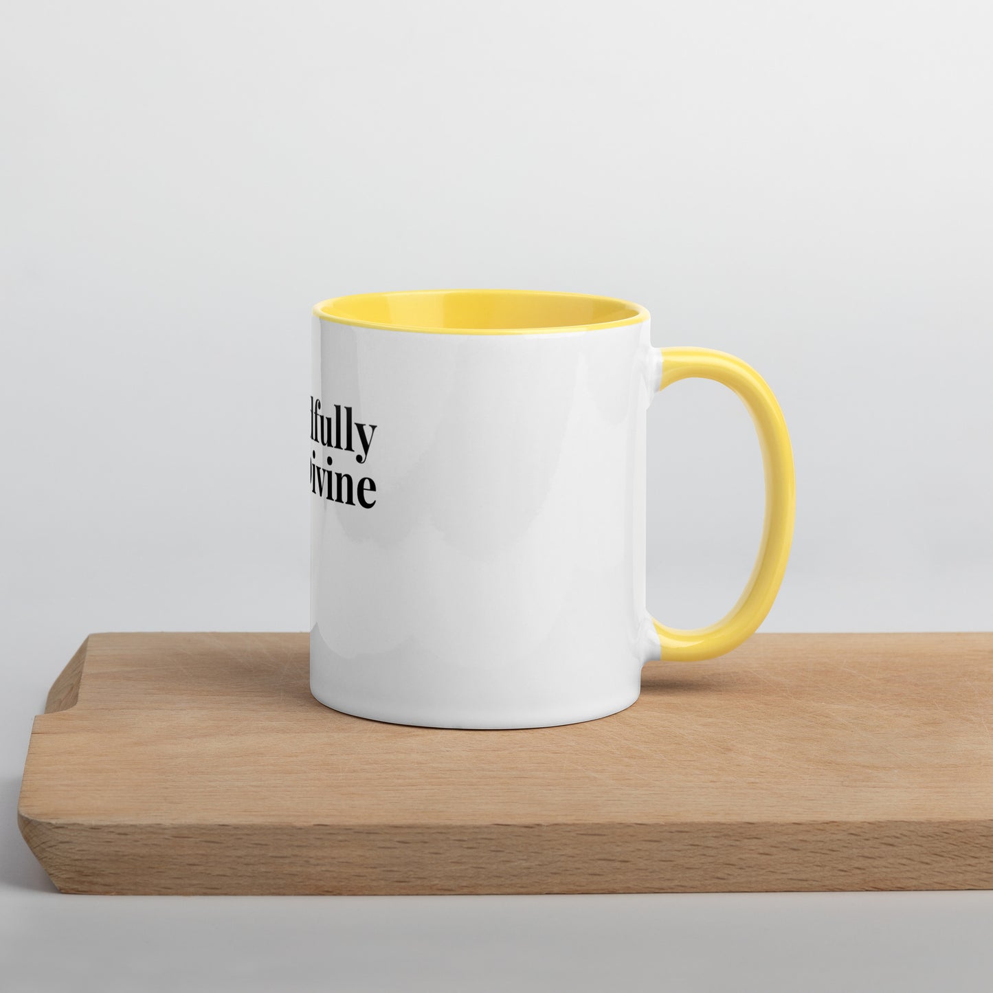 DD Woman (Black) Mug With Color Inside