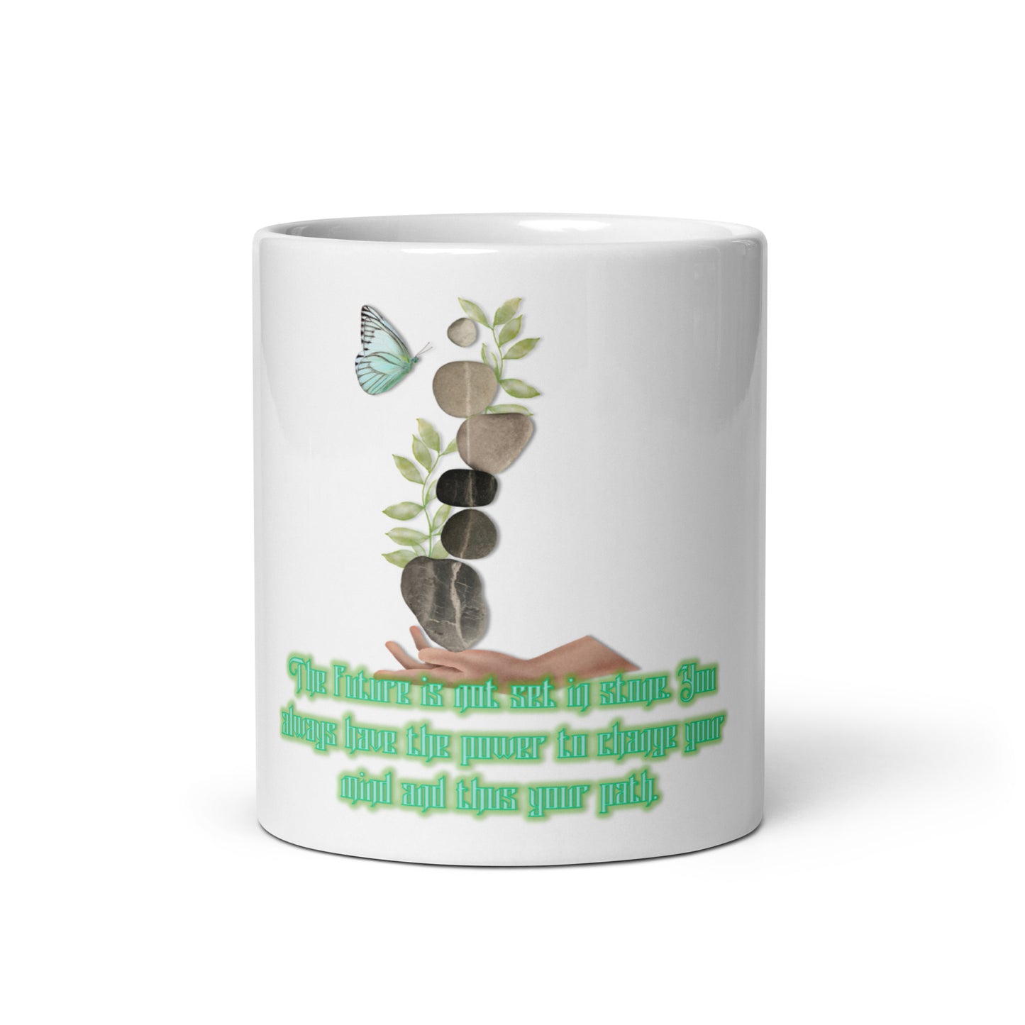 Set In Stone White Glossy Mug