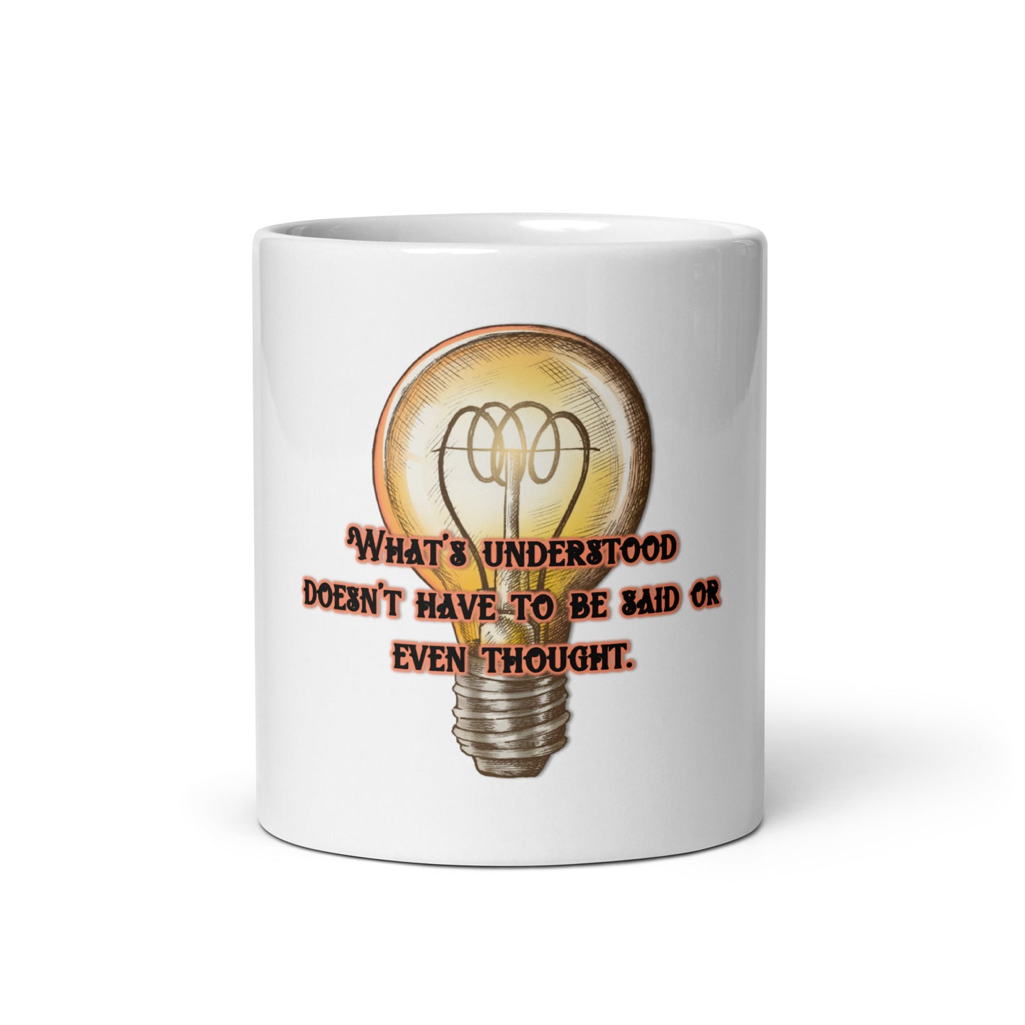 Lightbulb #3 White Glossy Mug