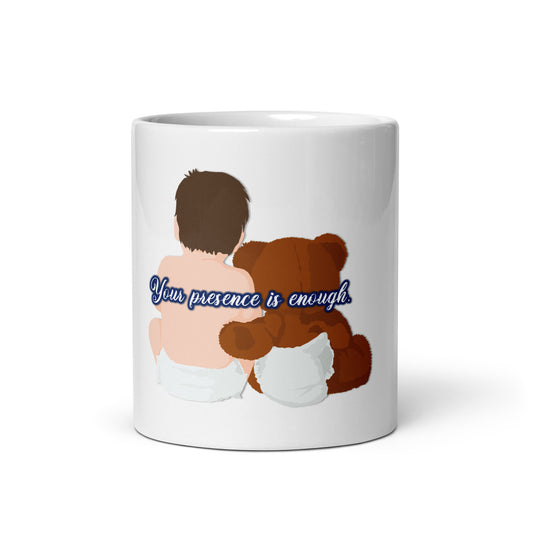 Enough #2 White Glossy Mug