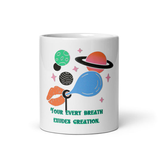 Creation #1 White Glossy Mug