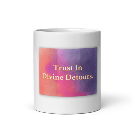 Detours #2 White Glossy Mug