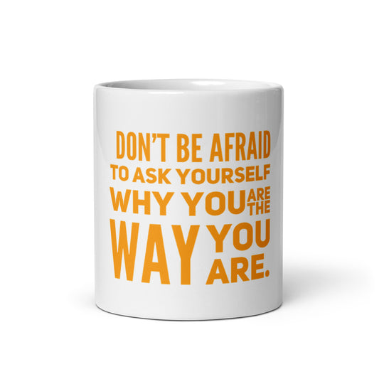 Ask Yourself #2 White Glossy Mug