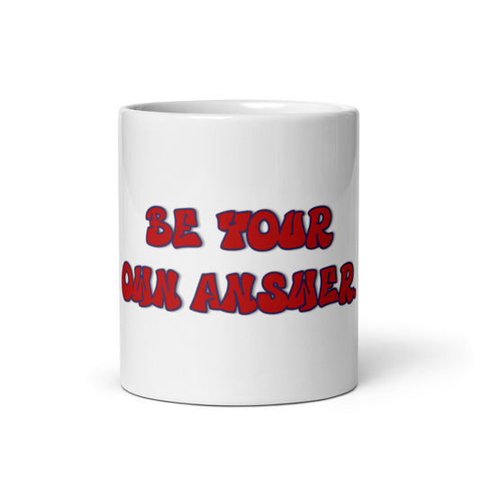 The Answer #1 White Glossy Mug