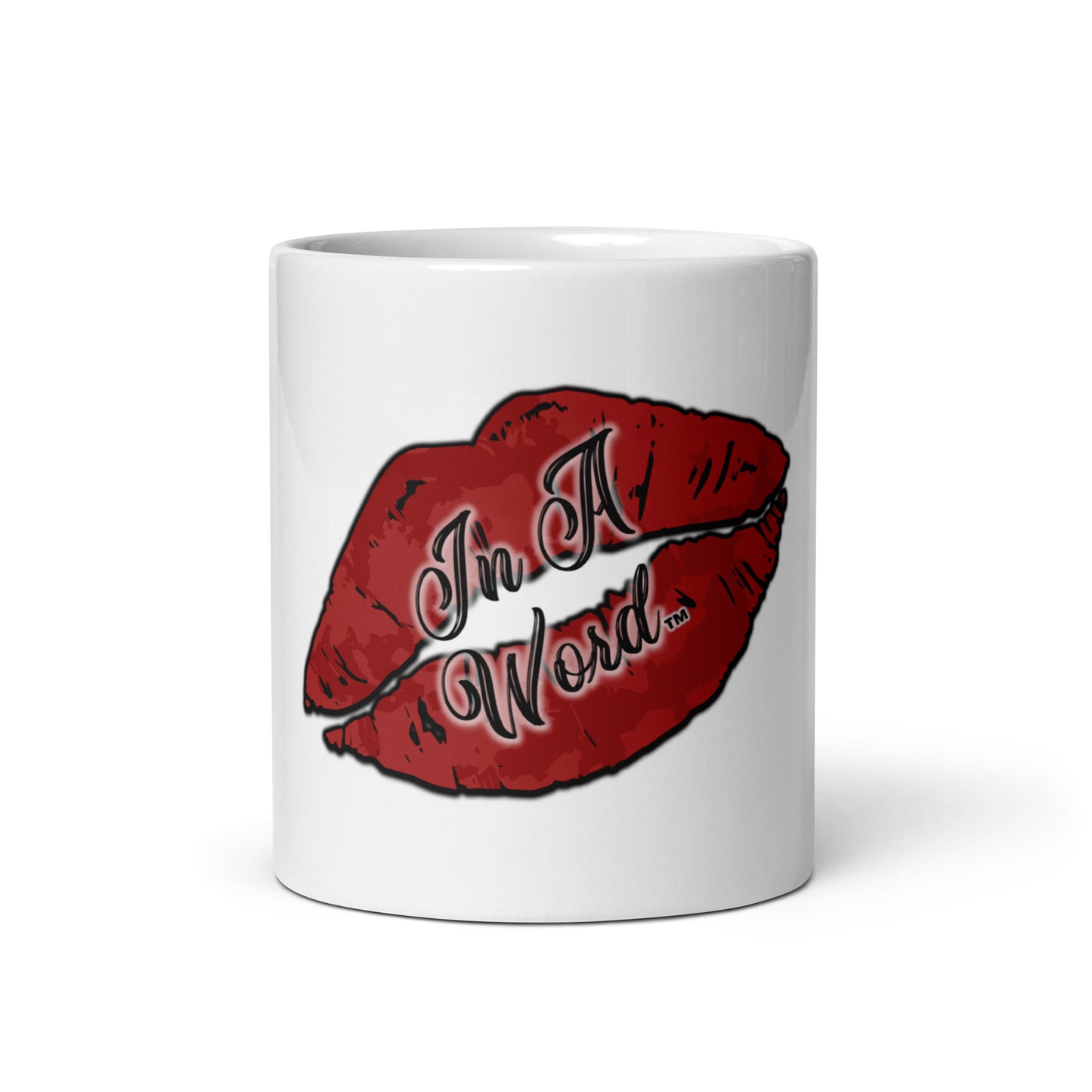 In A Word (Logo) White Glossy Mug