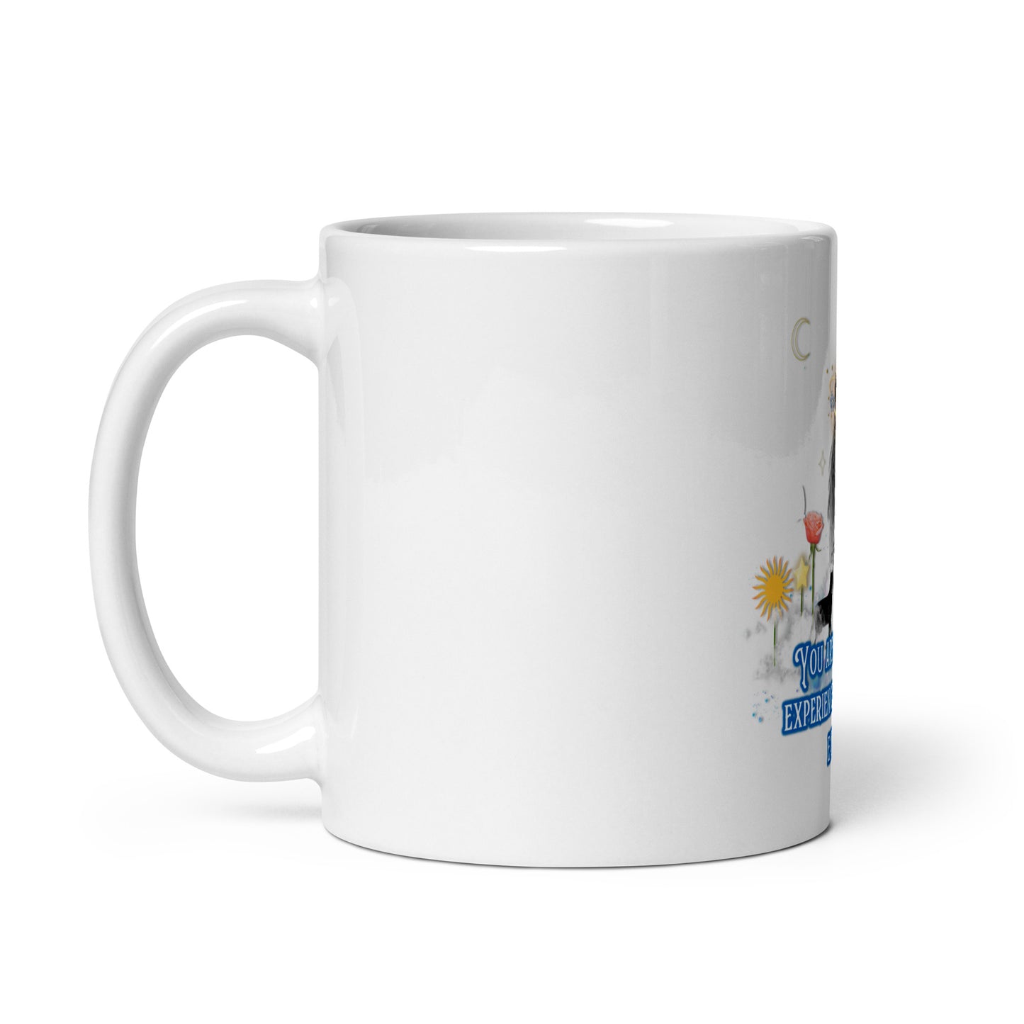 Paradise White Glossy Mug