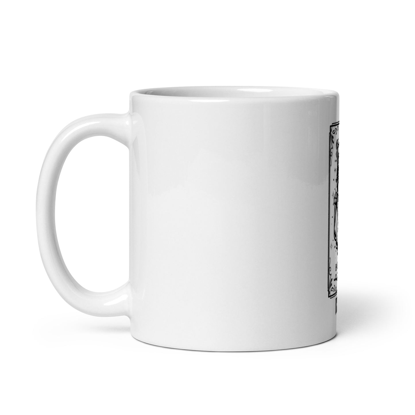 Empress (Black) White Glossy Mug