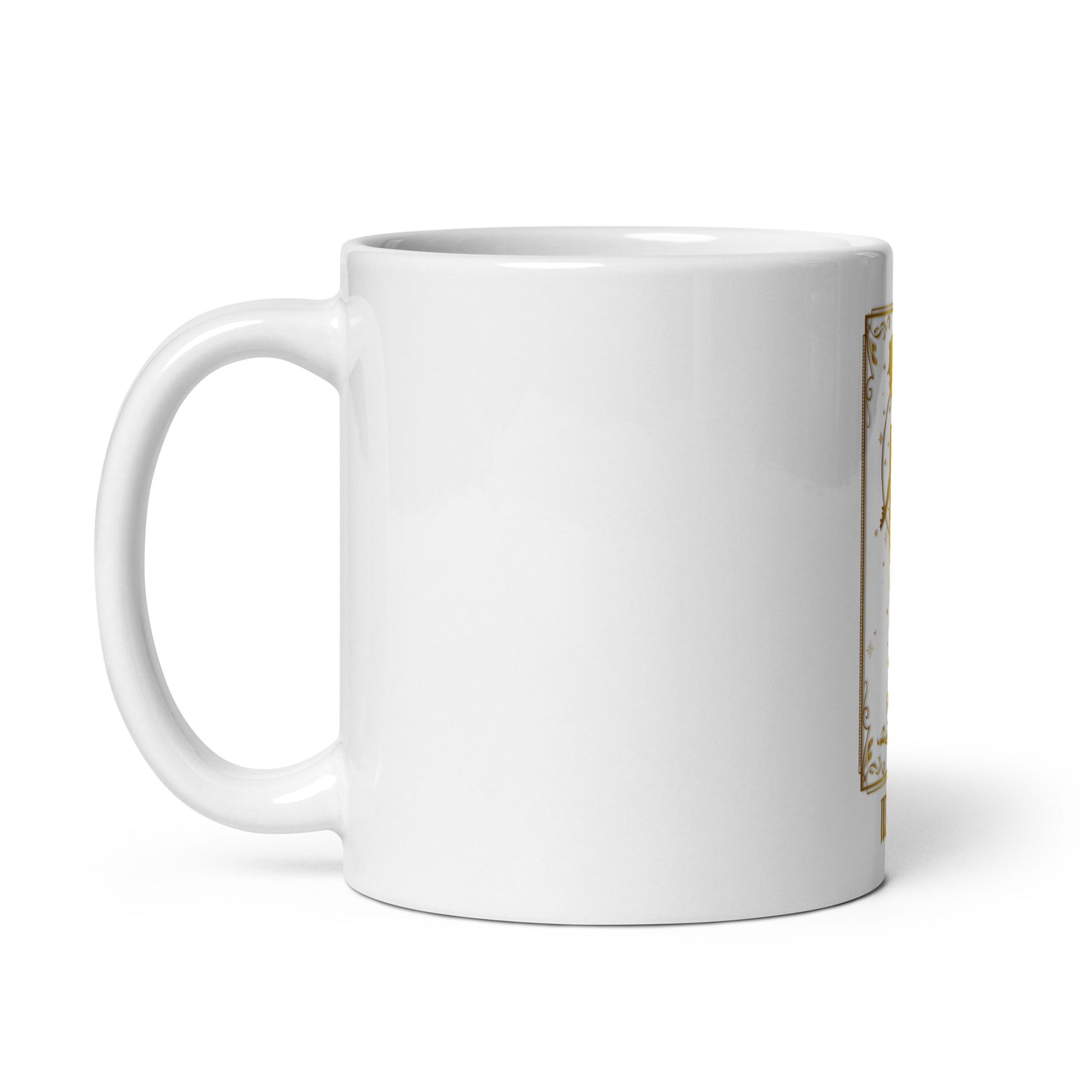 Star (Gold) White Glossy Mug