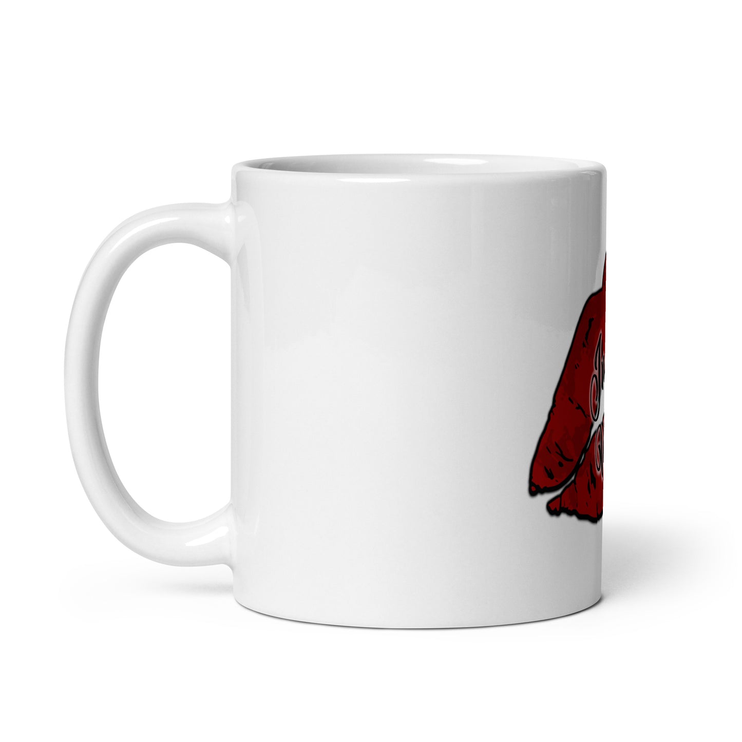 In A Word (Logo) White Glossy Mug