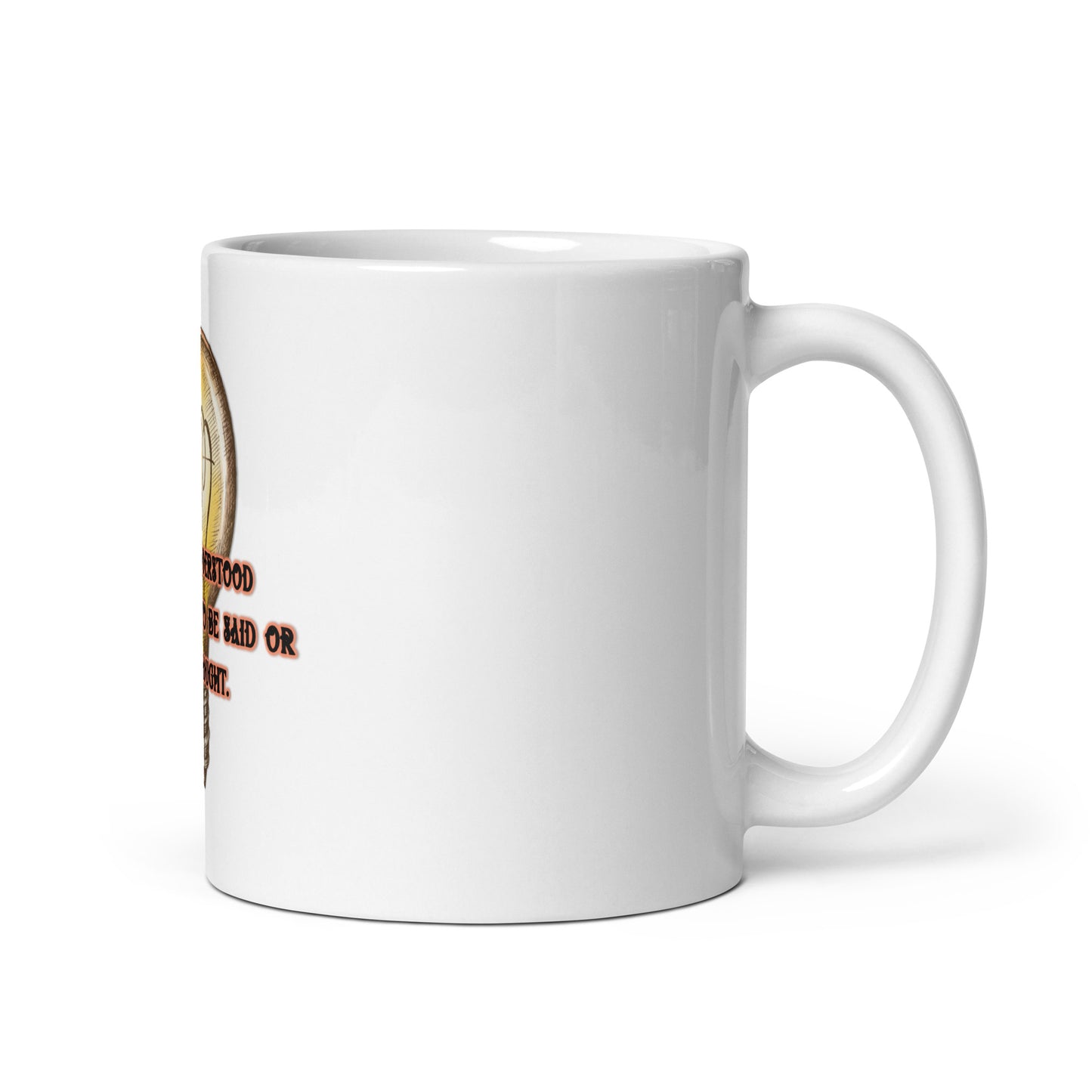 Lightbulb #3 White Glossy Mug