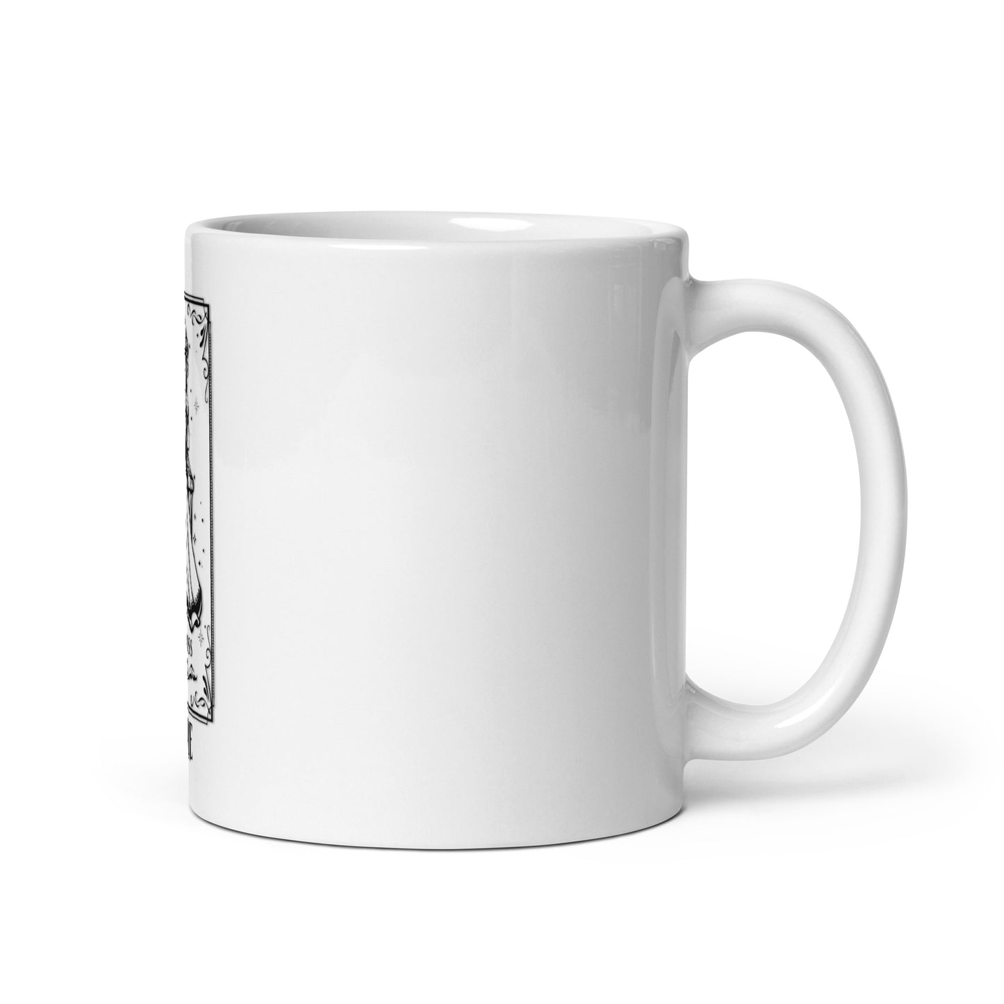 Empress (Black) White Glossy Mug