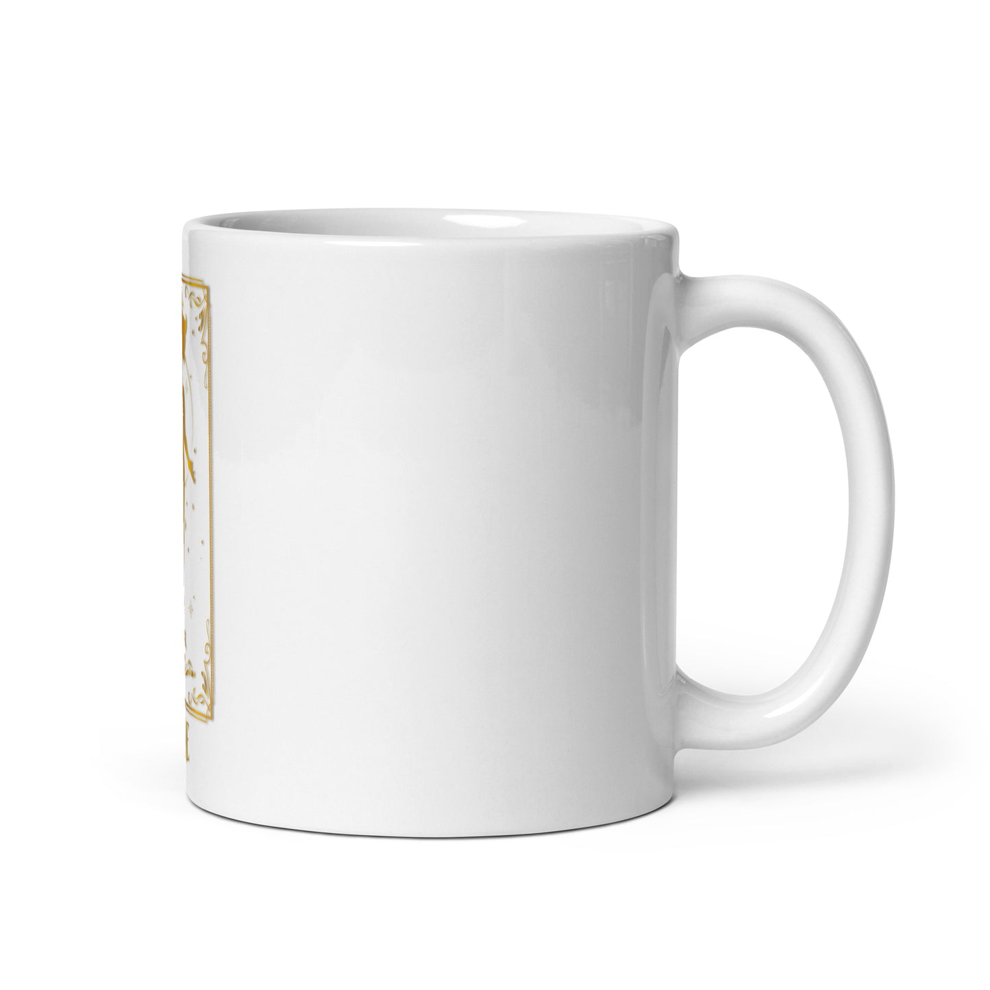 Star (Gold) White Glossy Mug