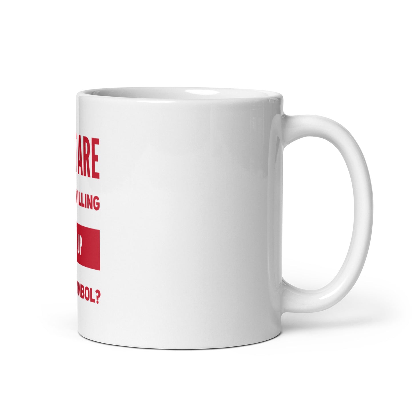 To Be A Symbol #1 White Glossy Mug