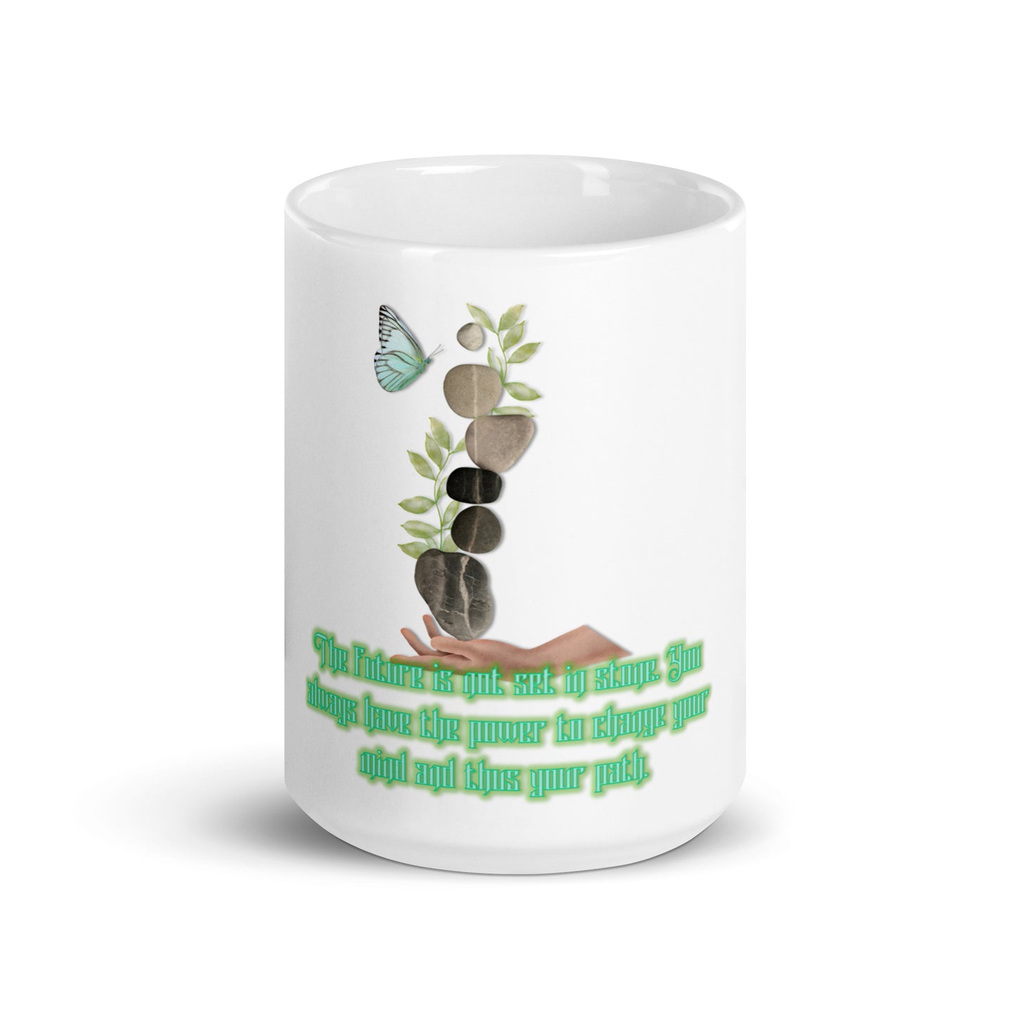 Set In Stone White Glossy Mug