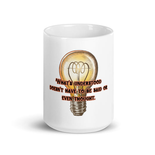 Lightbulb #3 White Glossy Mug