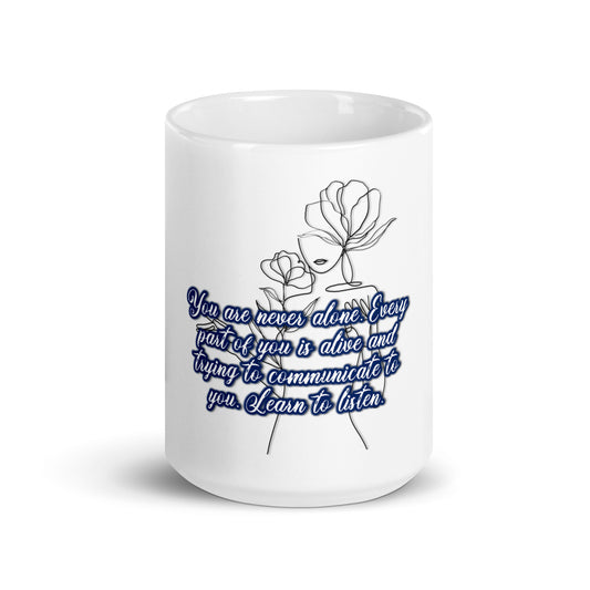 Learn To Listen #2 White Glossy Mug