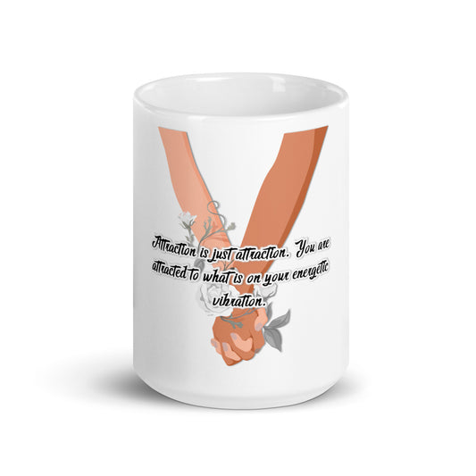 Law Of Resonance White Glossy Mug