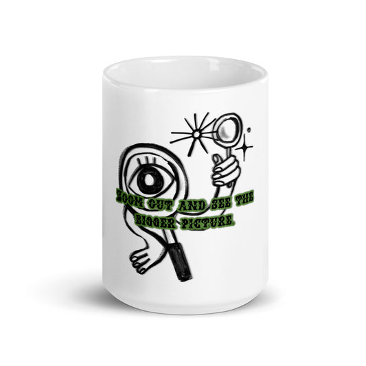 Different Lens White Glossy Mug