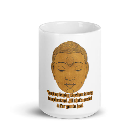 Buddha White Glossy Mug