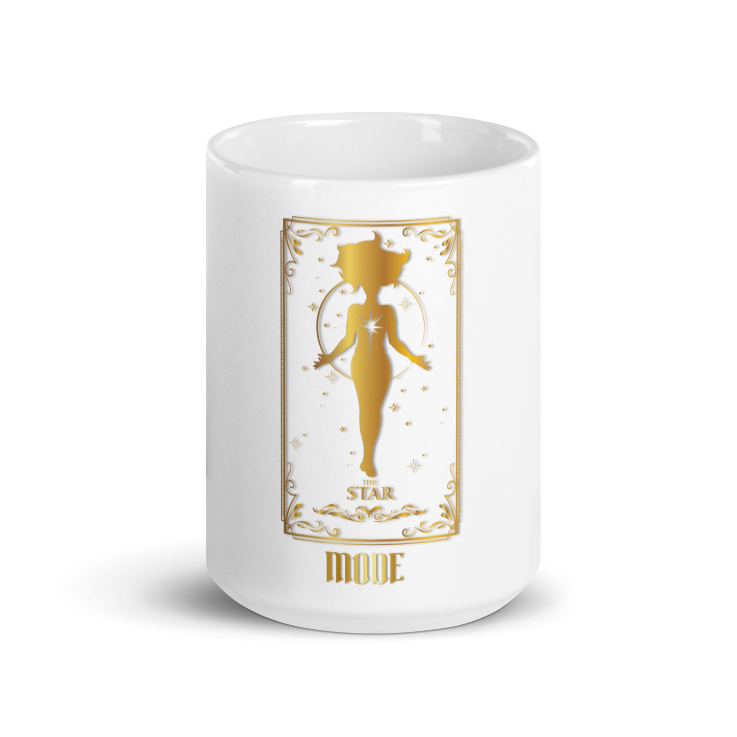 Star (Gold) White Glossy Mug