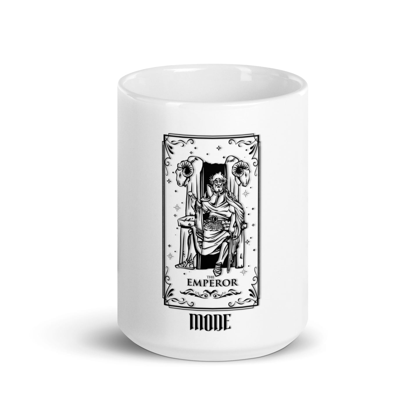 Emperor (Black) White Glossy Mug