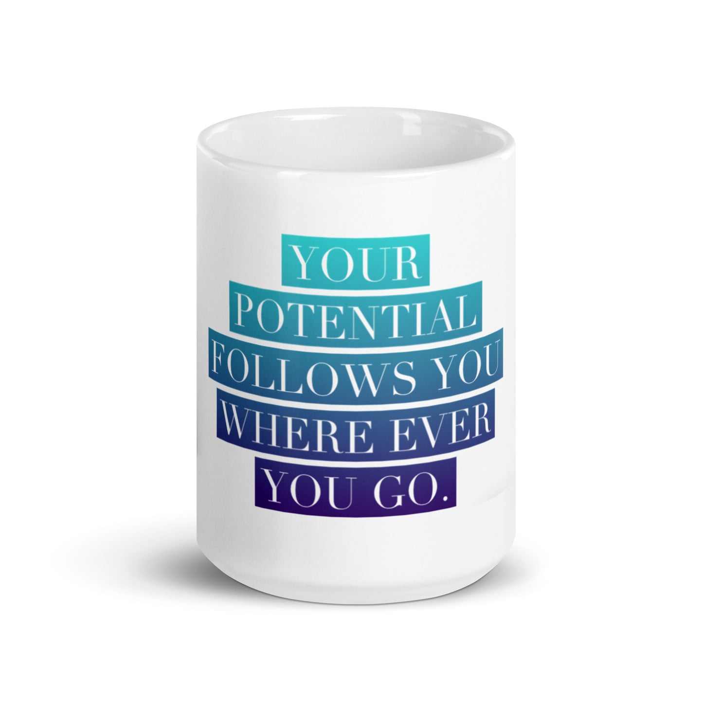 Your Potential #1 White Ceramic White Glossy Mug