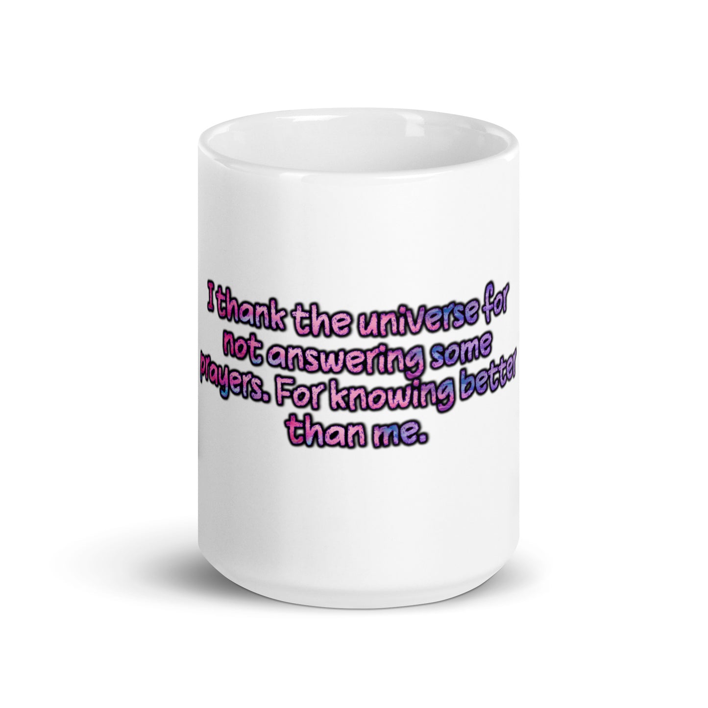 Thank The Universe #1 White Glossy Mug