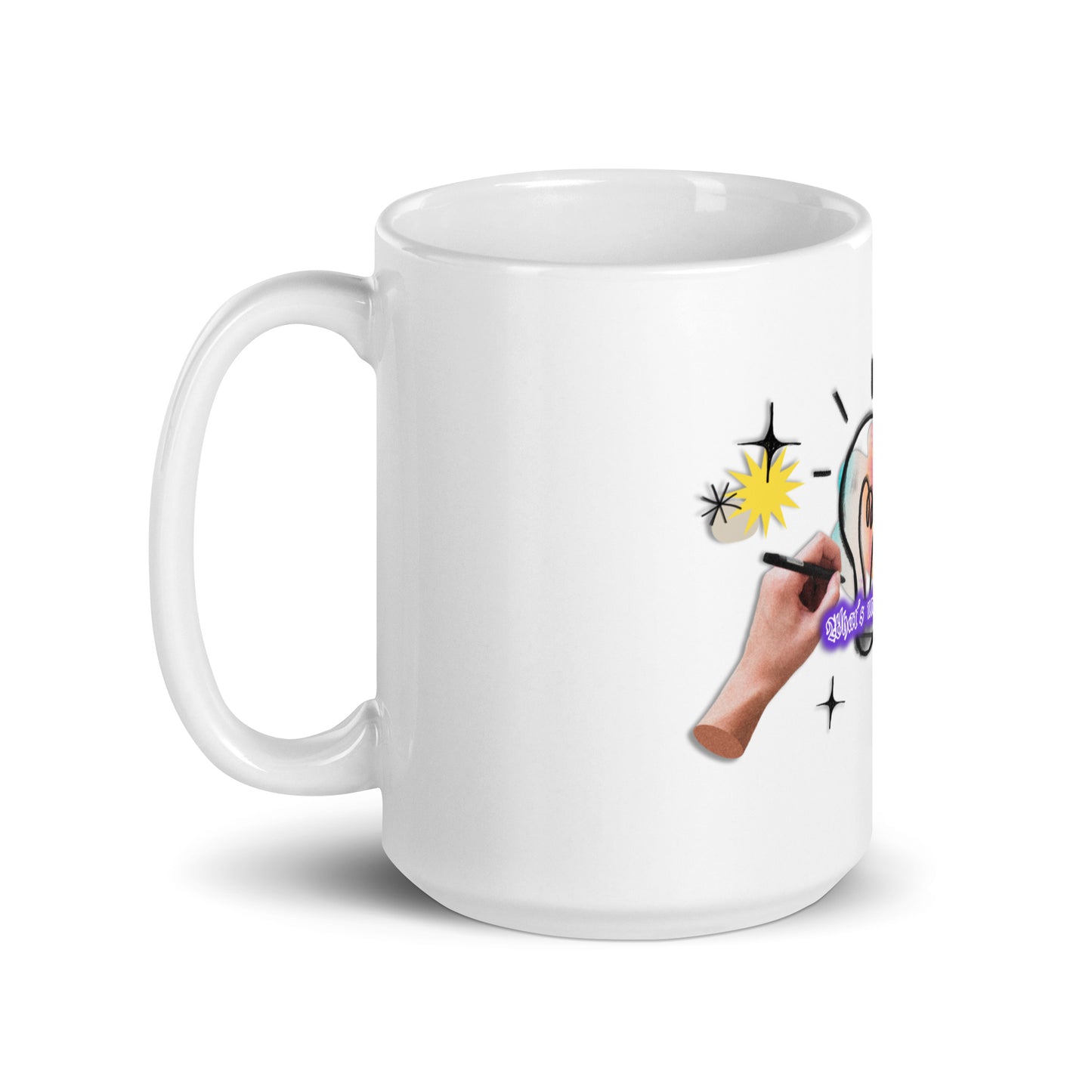 Awareness #1 White Glossy Mug