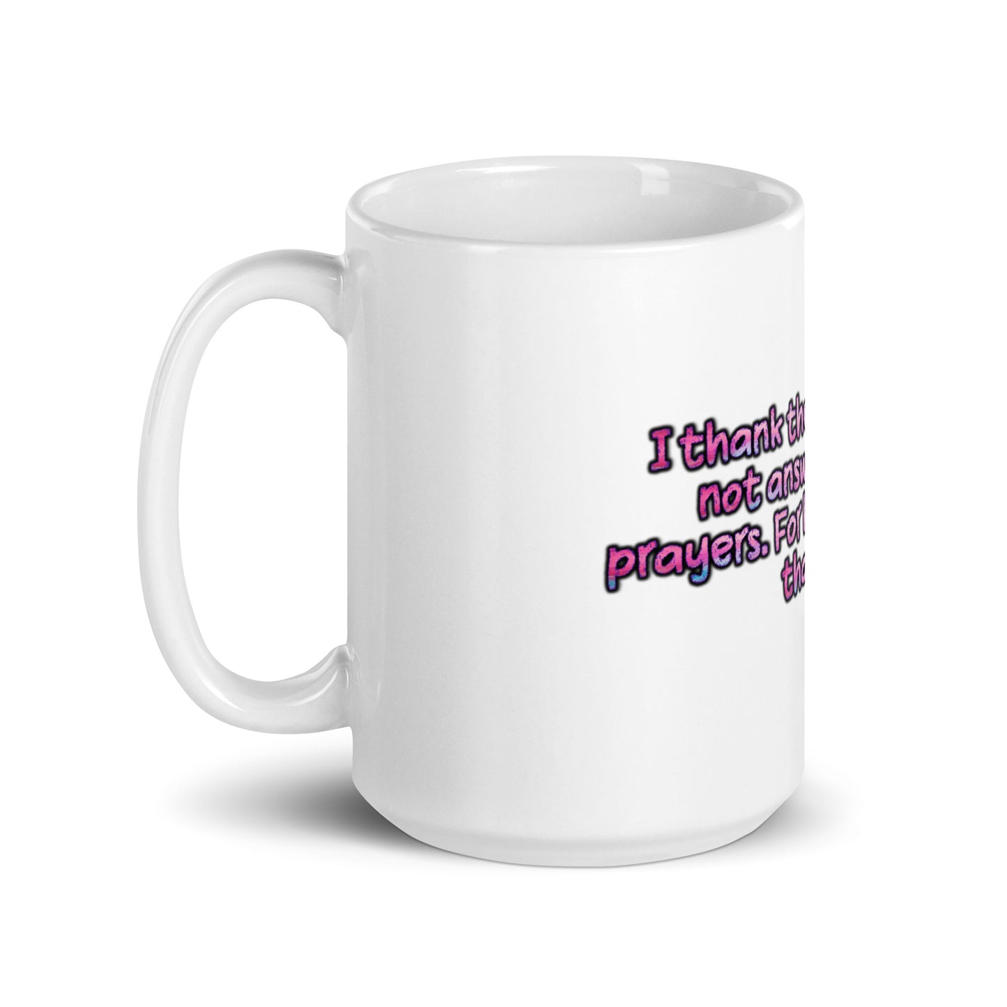 Thank The Universe #1 White Glossy Mug