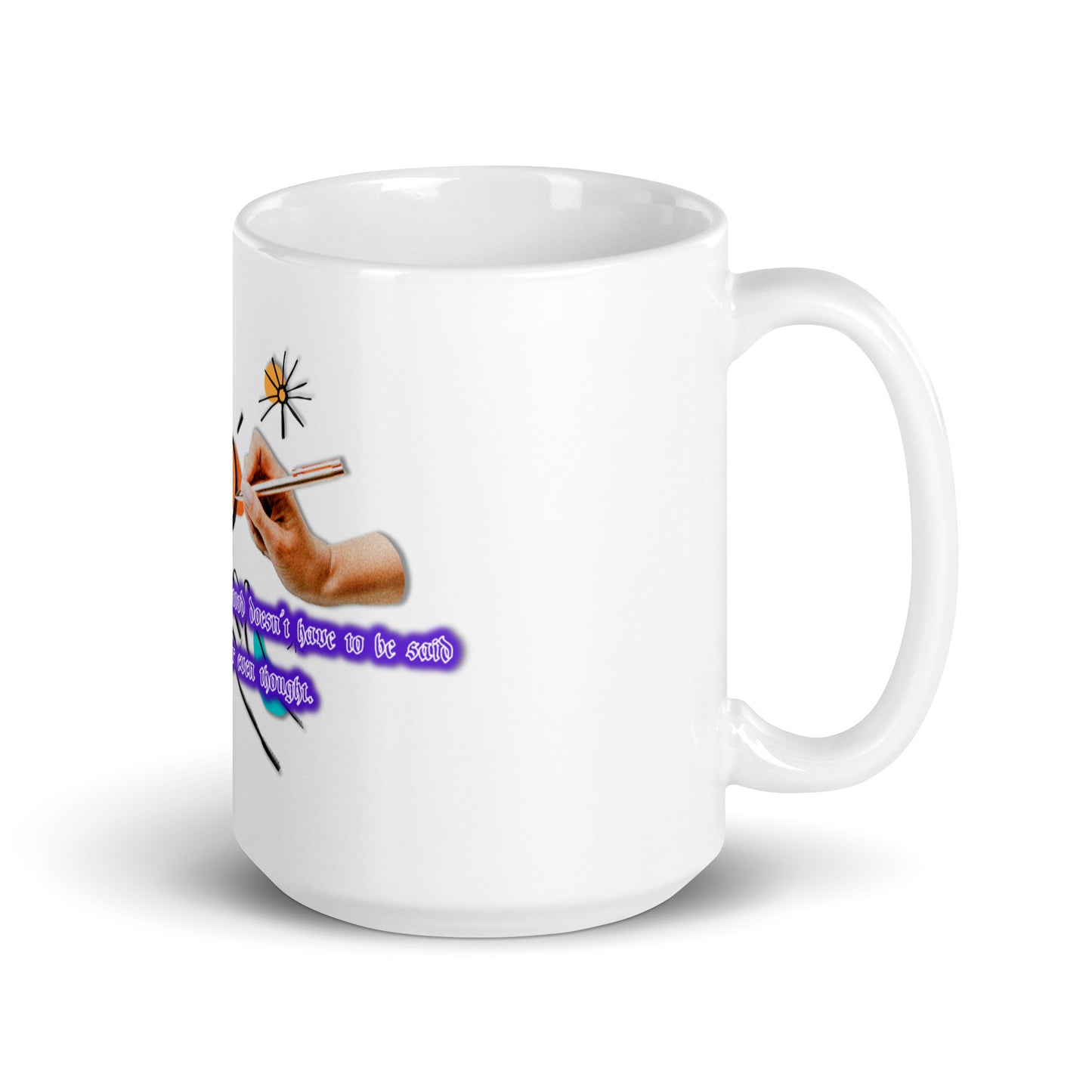 Awareness #1 White Glossy Mug
