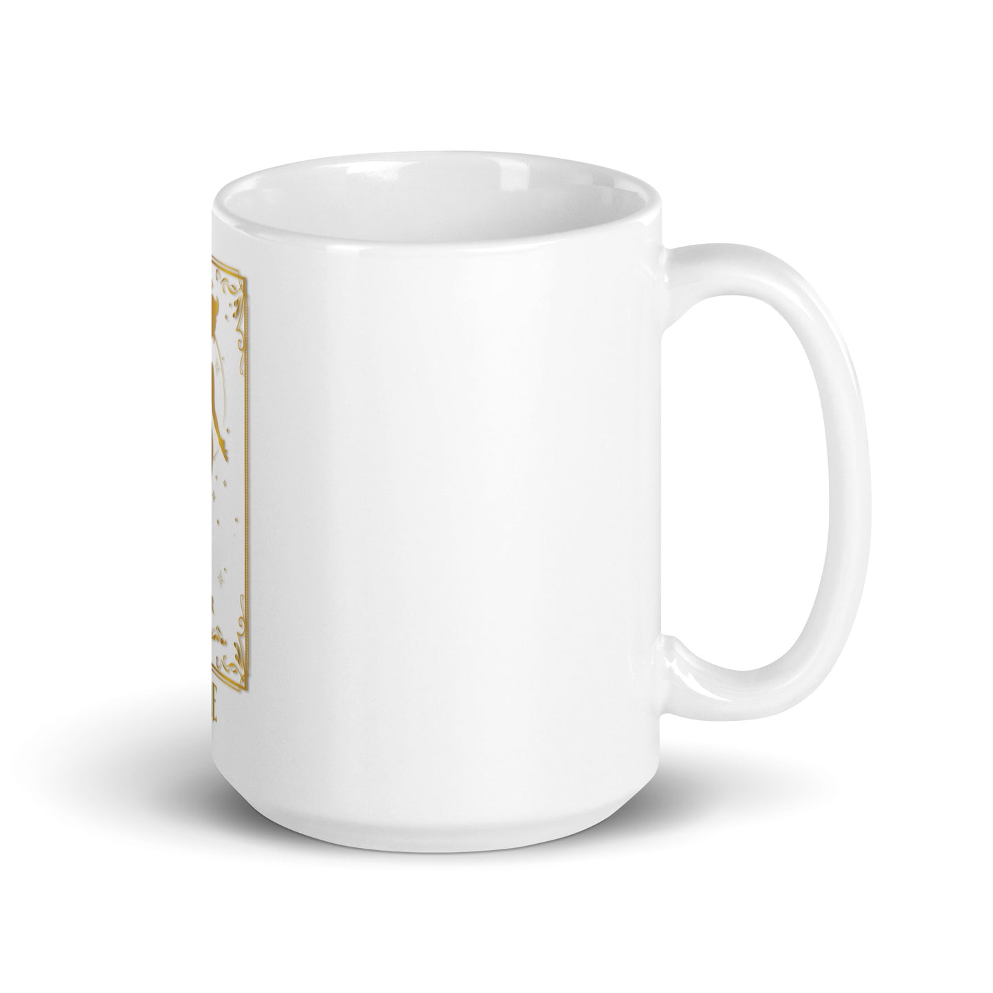 Star (Gold) White Glossy Mug