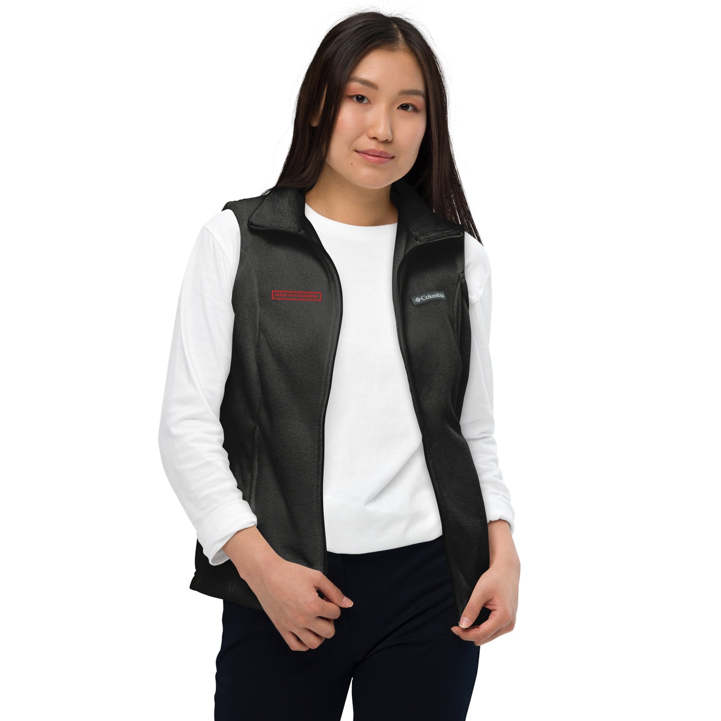 With Grandeur #2 Women’s Columbia Fleece Vest