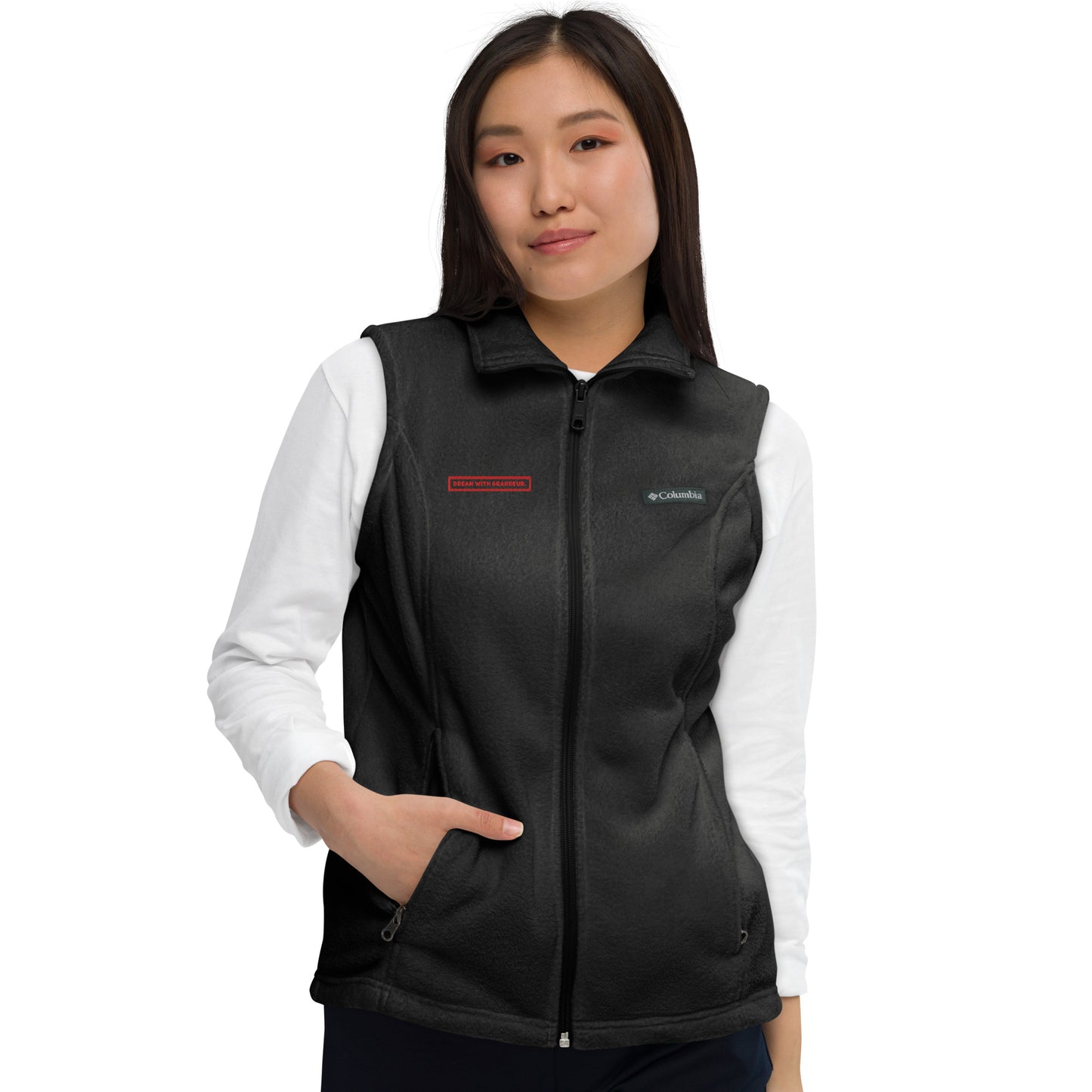 With Grandeur #2 Women’s Columbia Fleece Vest