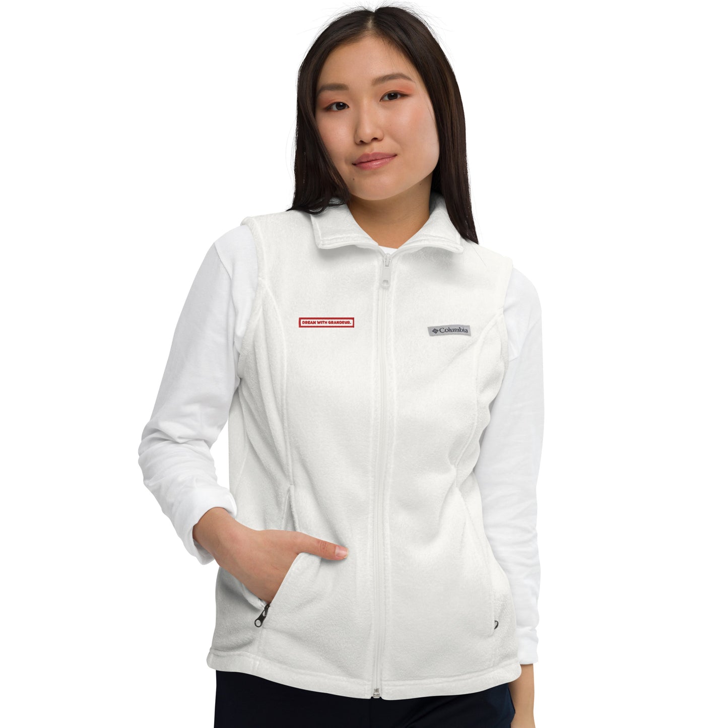 With Grandeur #2 Women’s Columbia Fleece Vest