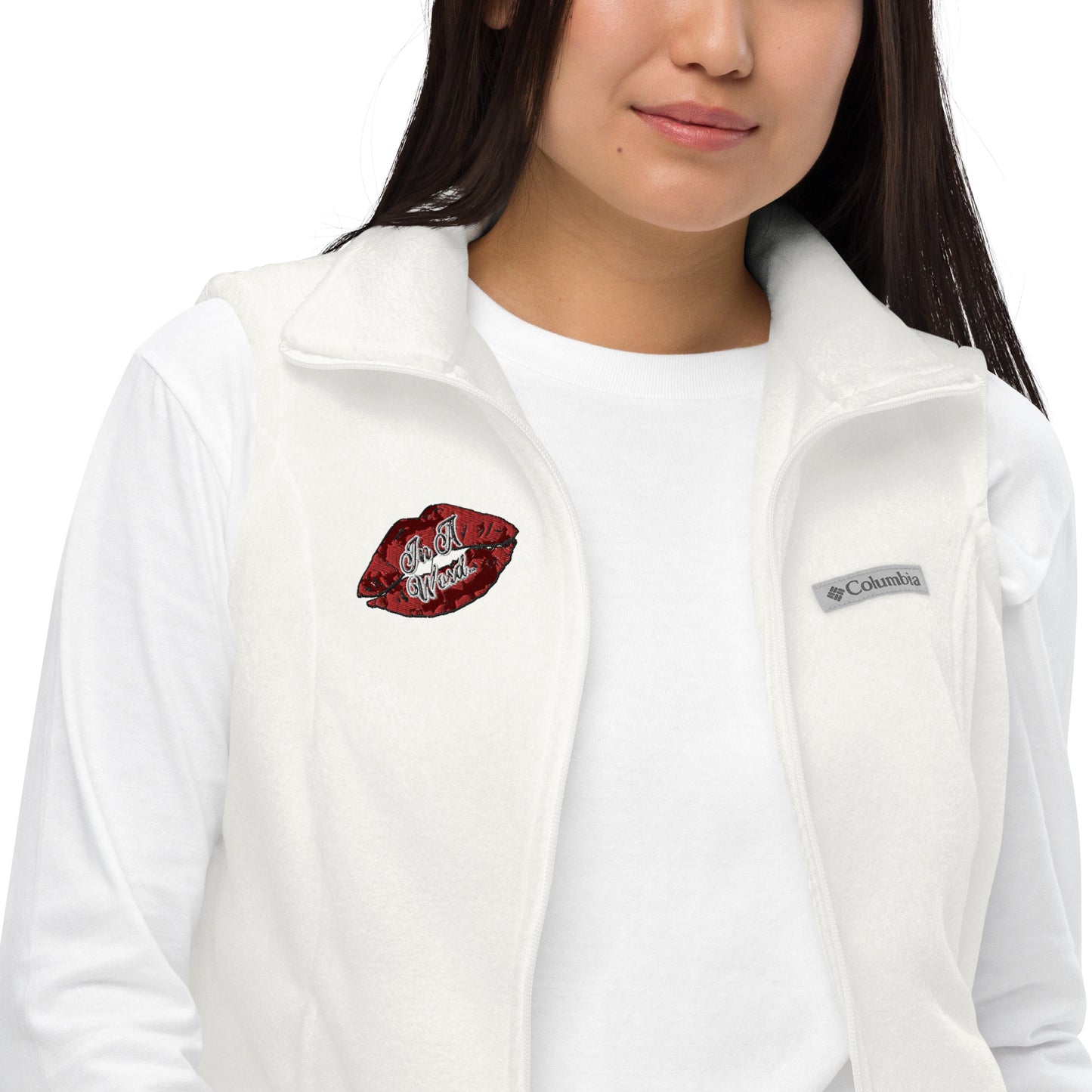 In A Word (Logo) Women’s Columbia Fleece Vest