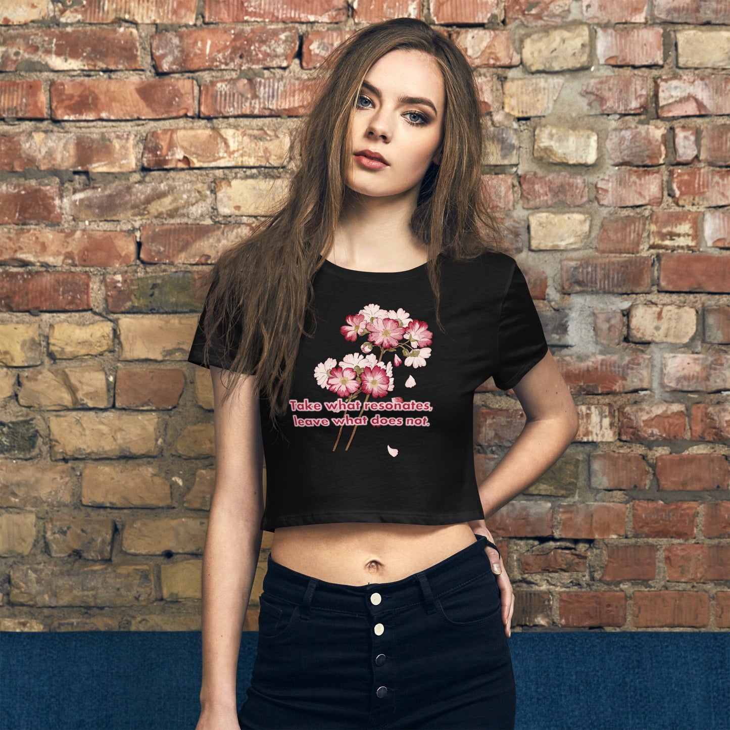 Pick Your Petals Women’s Crop Tee