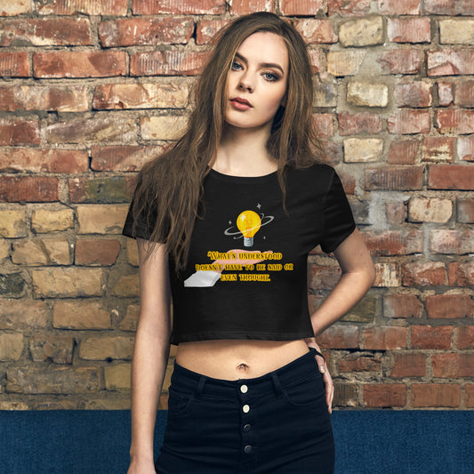 Lightbulb #2 Women’s Crop Tee