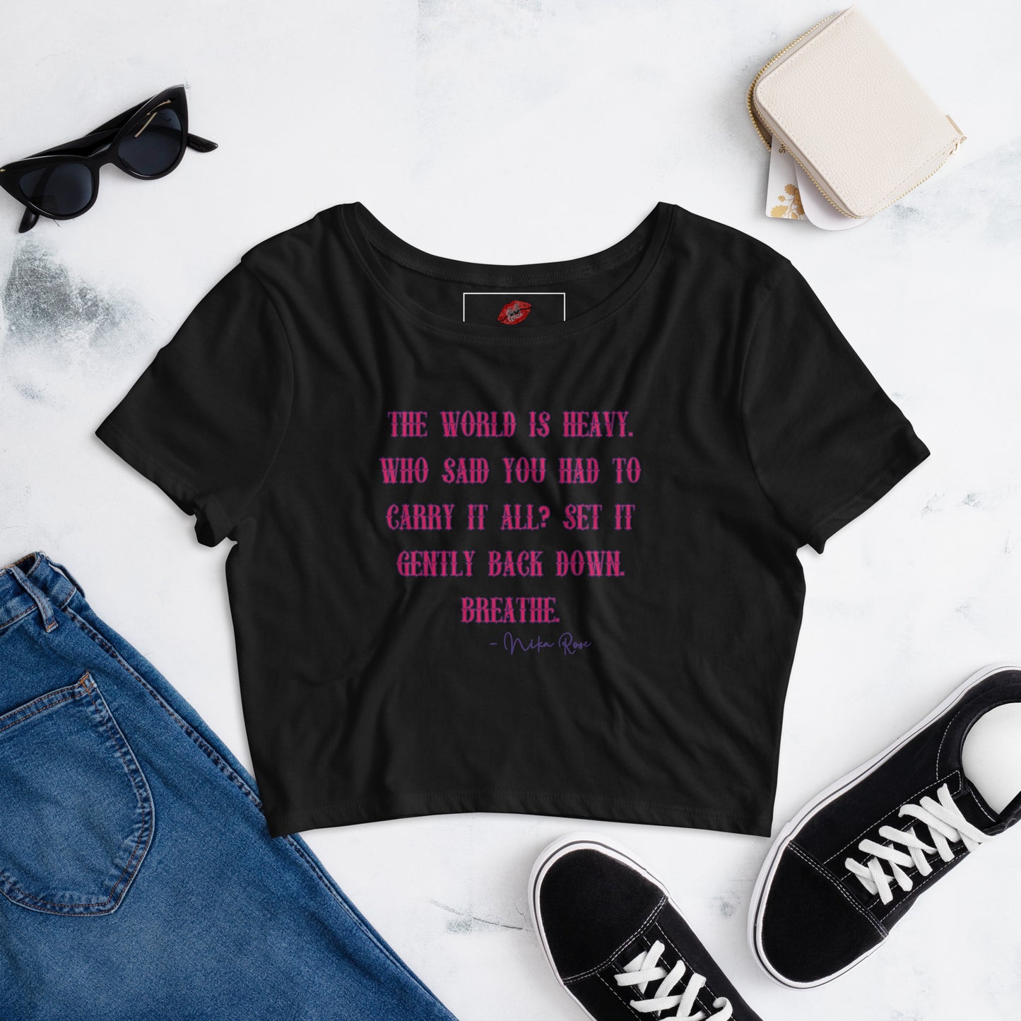 Nika's Prose Women’s Crop Tee