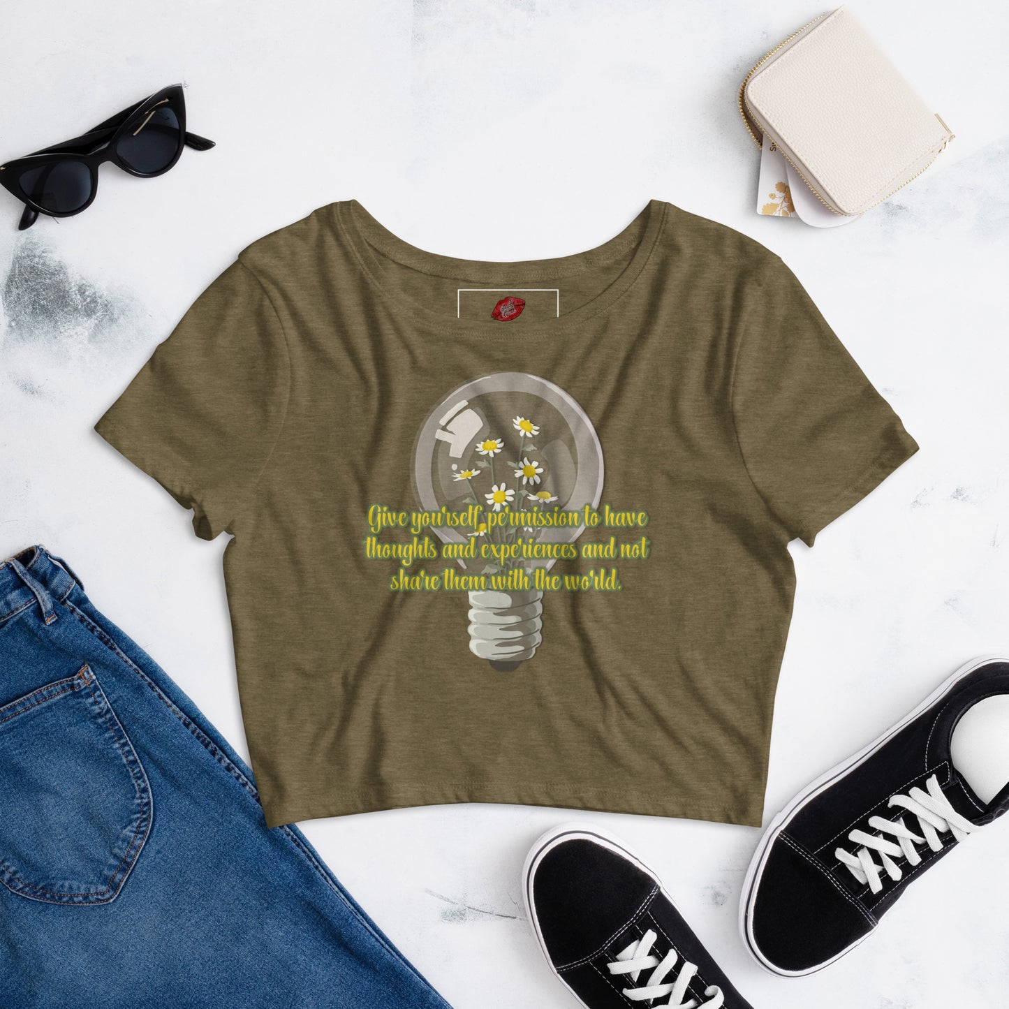 Lightbulb #1 Women’s Crop Tee