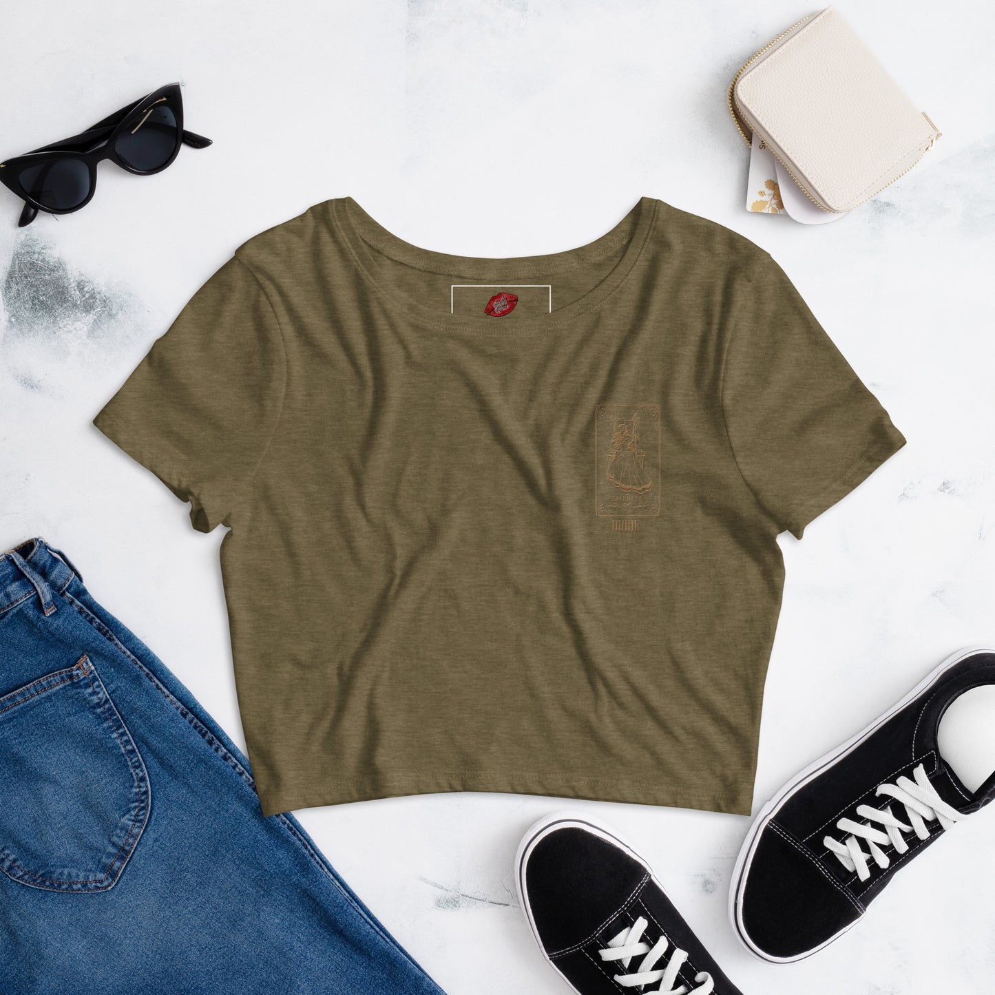Empress (Gold) Women’s Crop Tee